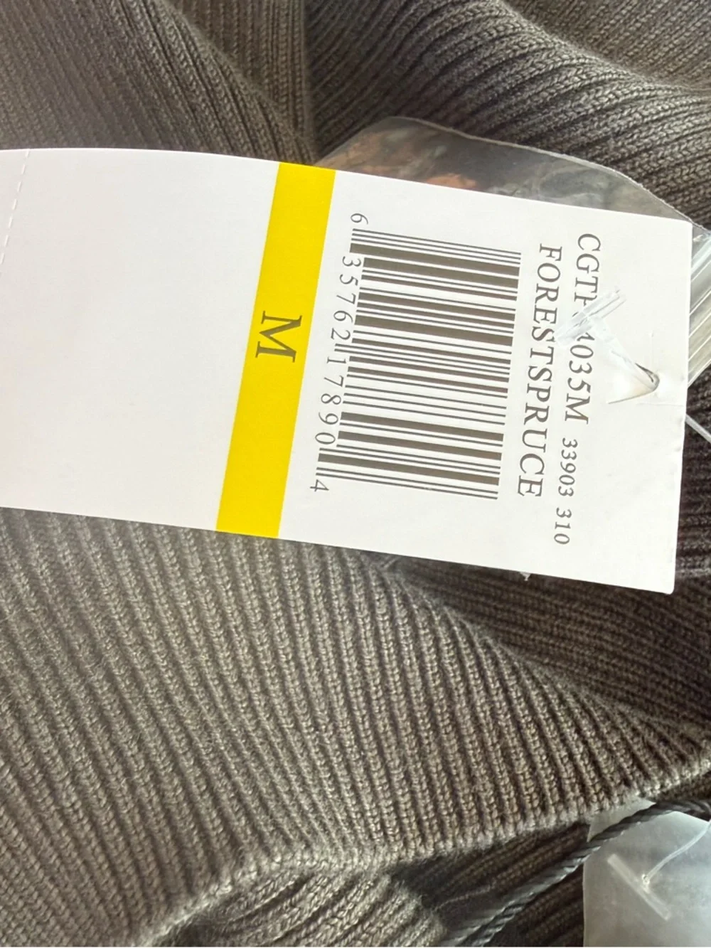 BNWT Cable & Gauge Forest Spruce Ribbed Mock Turtleneck. Size Medium - Picture 8 of 11
